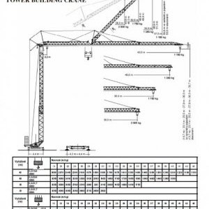 foto 35-43m/6t věž jeřáb Liebherr 63K