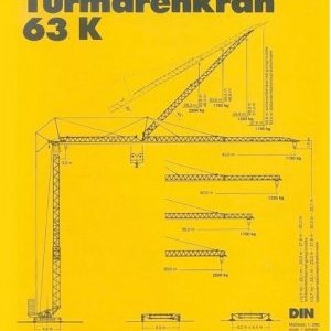 foto 35-43m/6t věž jeřáb Liebherr 63K