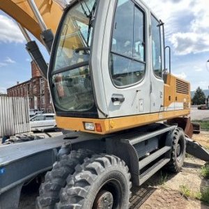 foto 23t bagr offset+nohy Liebherr A914 Litronic rypadlo