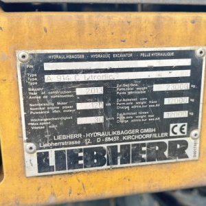 foto 23t bagr offset+nohy Liebherr A914 Litronic rypadlo