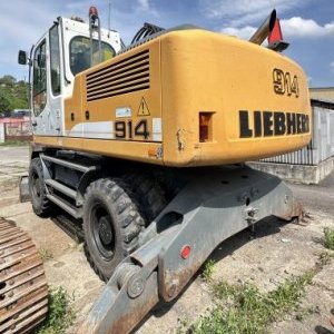 foto 23t bagr offset+nohy Liebherr A914 Litronic rypadlo