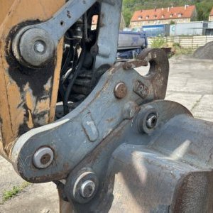 foto 23t bagr offset+nohy Liebherr A914 Litronic rypadlo