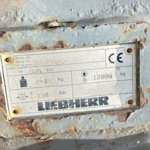 foto 23t bagr offset+nohy Liebherr A914 Litronic rypadlo